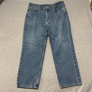 Levis 550 Jeans Mens 38x29 Relaxed Straight Blue Medium Wash 100% Cotton Denim